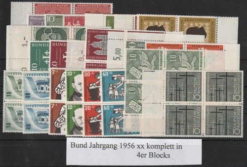Bund jahrgang 1956 komplett - bund, xx