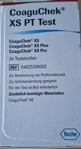 Stück coaguchek pt - xs,