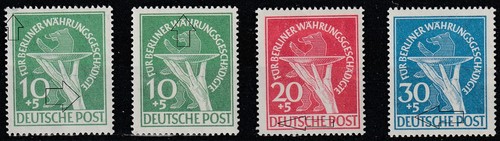 Berlin plattenfehler lot - berlin, 2